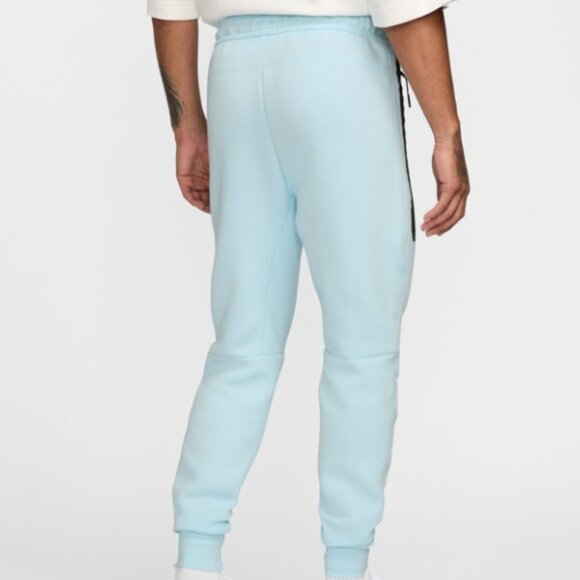 Men's Nike Sportswear Glacier Blue/Black Tech Fleece Jogger (FZ4710 474) XL - Picture 2 of 6